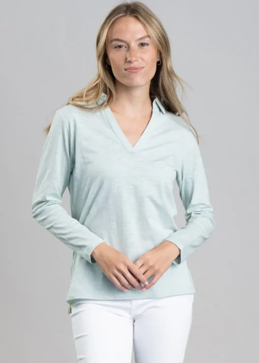 Pentle Bay Top - Pale Mint