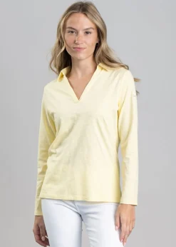Pentle Bay Top - Pale Lemon