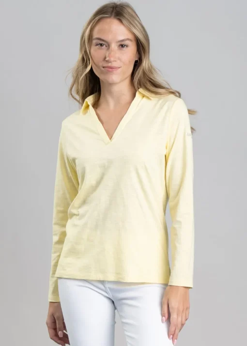 Pentle Bay Top - Pale Lemon