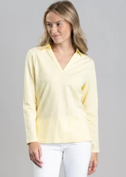 Pentle Bay Top - Pale Lemon