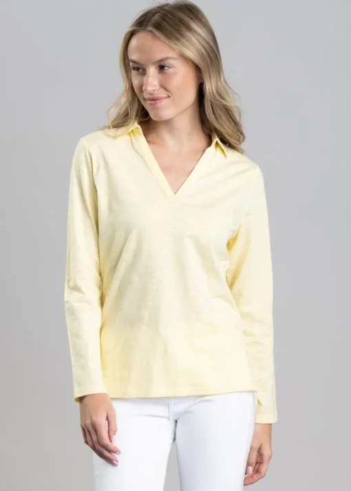 Pentle Bay Top - Pale Lemon