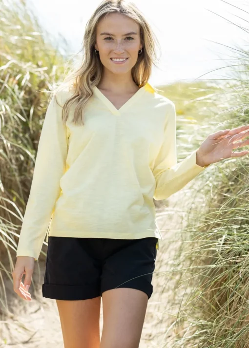Pentle Bay Top - Pale Lemon