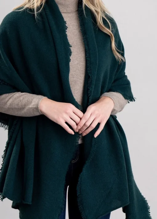 Poppy Cashmere Wrap - Bottle