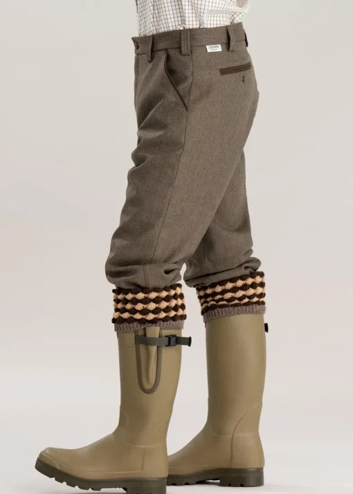 Ptarmigan Tweed Plus 2's - Loden Green Herringbone Tweed
