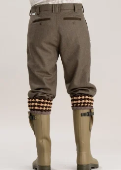 Ptarmigan Tweed Plus 2's - Loden Green Herringbone Tweed