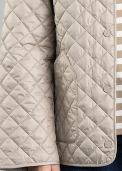 Quilted Jacket - Concrete Beige
