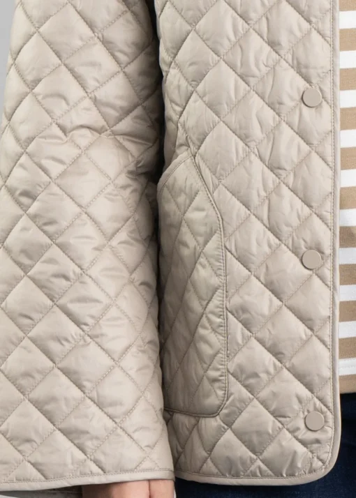 Quilted Jacket - Concrete Beige