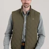 Quilted Windcheater Vest - Juniper Green