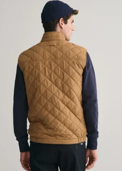 Quilted Windcheater Vest - Roasted Walnut