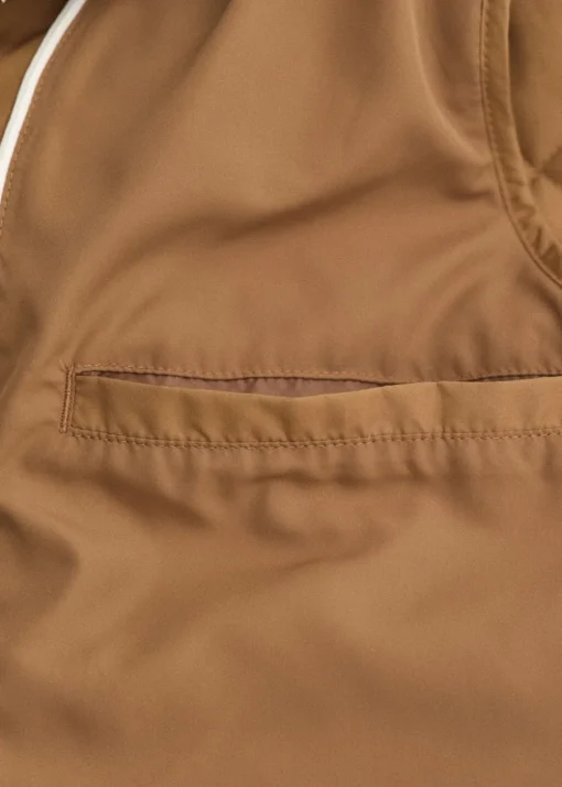 Quilted Windcheater Vest - Roasted Walnut