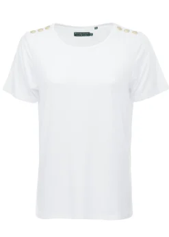 Relax Fit Crew Neck T-Shirt - White