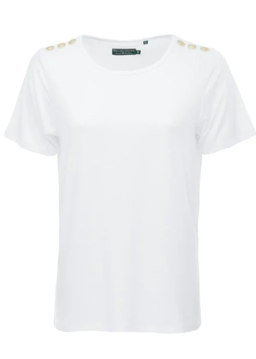 Relax Fit Crew Neck T-Shirt - White