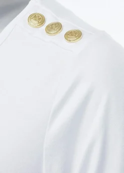 Relax Fit Crew Neck T-Shirt - White