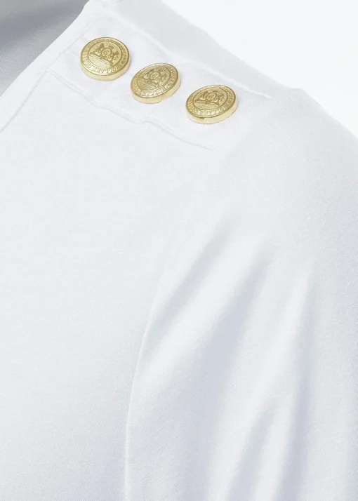 Relax Fit Crew Neck T-Shirt - White