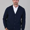 Rob 2 Ply Lambswool Cardigan - Astra