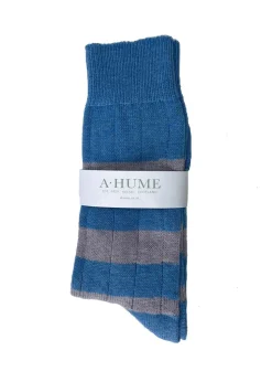 Rugger Stripe Socks - Jeans and Parma