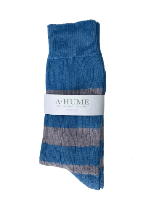 Rugger Stripe Socks - Jeans and Parma