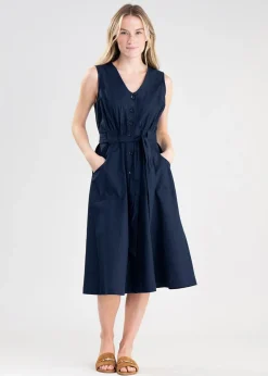 Rutherglen Midi Dress - Navy