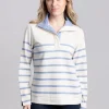 Sandown Sweatshirt - Pale Stone Stripe