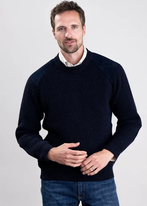Scotia Shooting Sweater - Navy