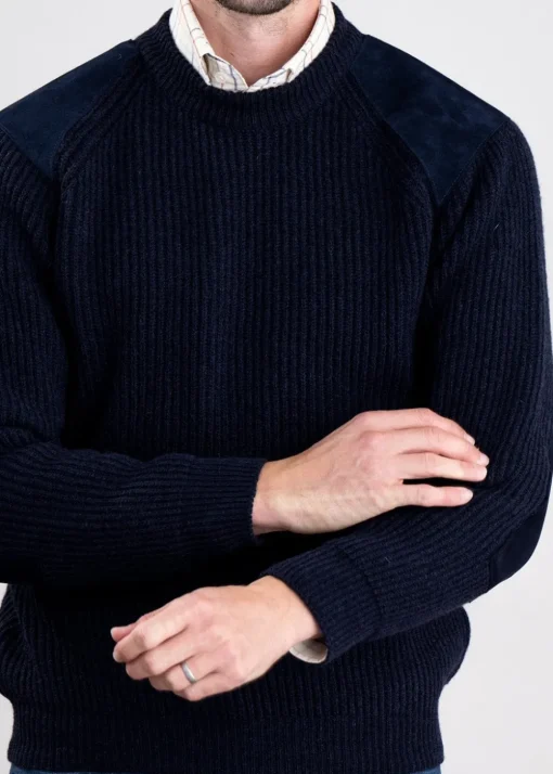 Scotia Shooting Sweater - Navy