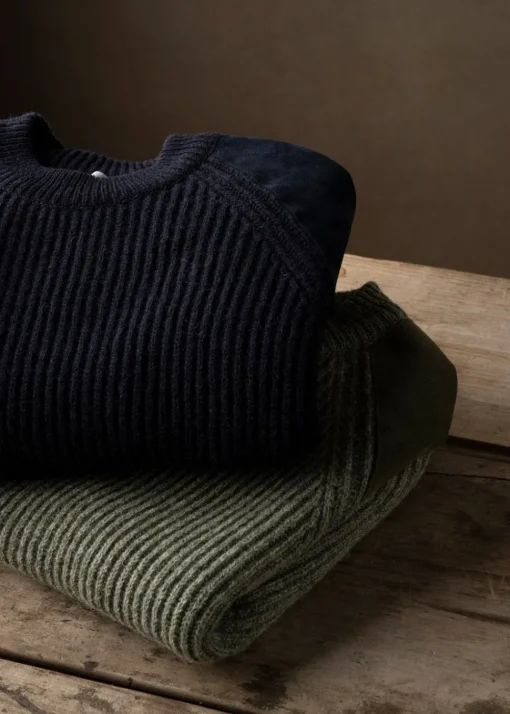 Scotia Shooting Sweater - Navy