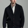 Scotia Windsor Shawl Jacket - Navy