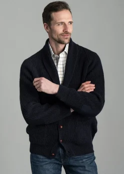 Scotia Windsor Shawl Jacket - Navy