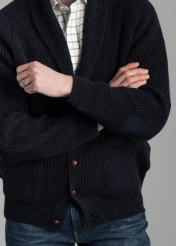 Scotia Windsor Shawl Jacket - Navy