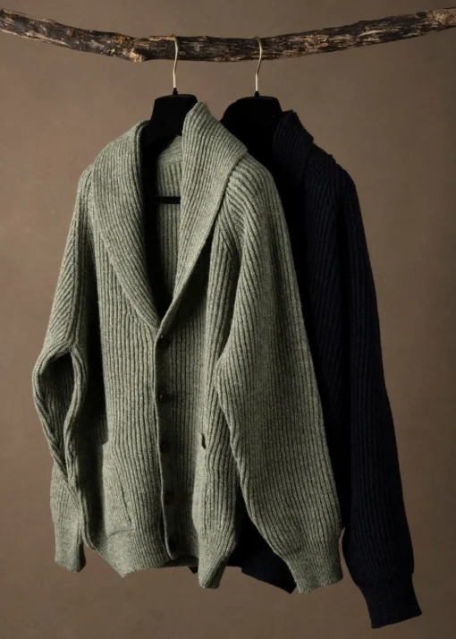 Scotia Windsor Shawl Jacket - Navy