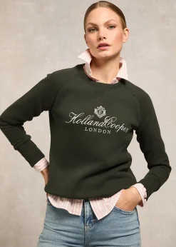 Script Crew Sweat - Racing Green