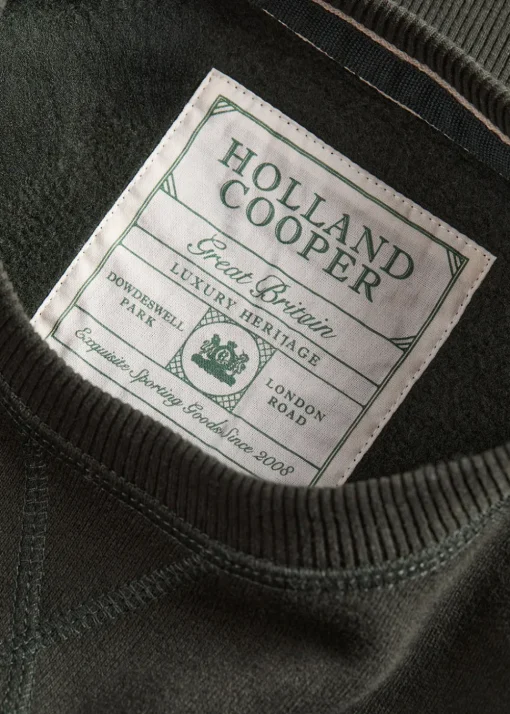 Script Crew Sweat - Racing Green