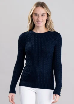 Seattle Crew Neck Knit - Ink Navy