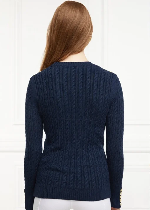 Seattle Crew Neck Knit - Ink Navy