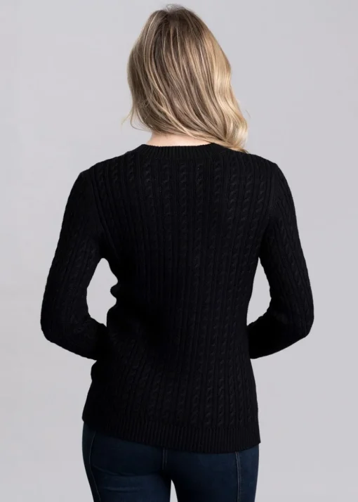 Seattle V-Neck Knit - Black