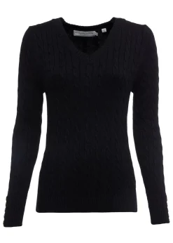 Seattle V-Neck Knit - Black