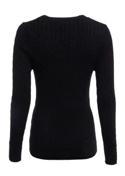 Seattle V-Neck Knit - Black