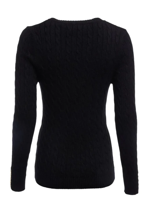 Seattle V-Neck Knit - Black