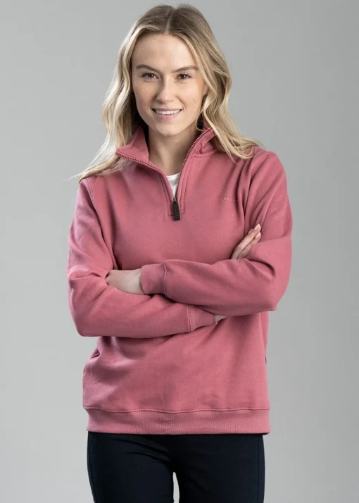 Sennen Cove Sweatshirt - Dark French Rose