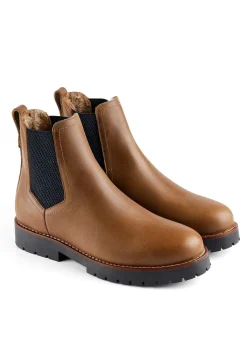 Sheepskin Boudica Boots - Oak