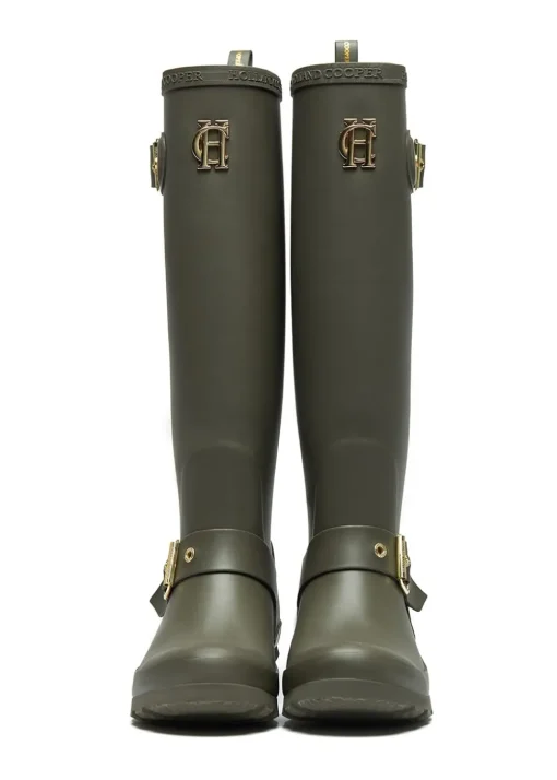 Sherpa Lined Regency Wellingtons - Matte Green
