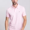 Shield Pique Polo - California Pink