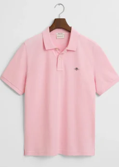 Shield Pique Polo - California Pink