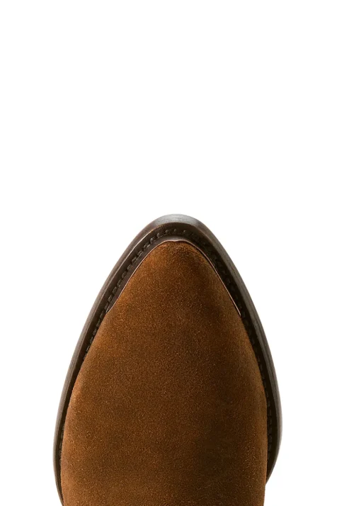Shiloh Bootie Boots - Dark Ginger Suede