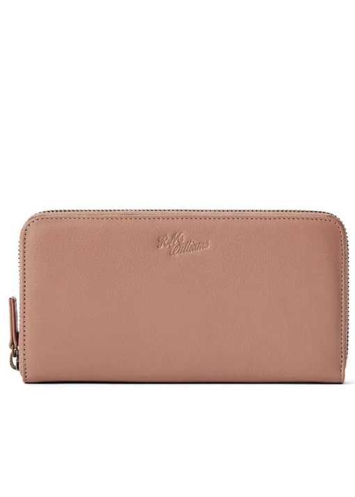 Singleton Zip Wallet - Dusty Pink