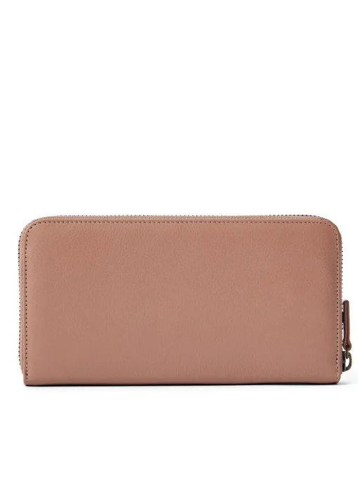 Singleton Zip Wallet - Dusty Pink