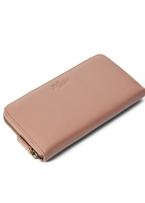 Singleton Zip Wallet - Dusty Pink