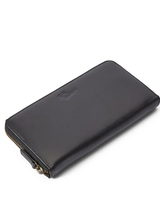 Singleton Zip Wallet - Black