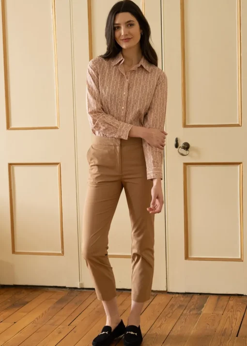 Slim Trousers - Warm Khaki