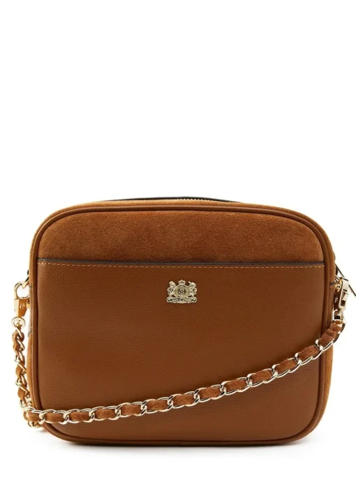 Soho Camera Bag - Tan Suede